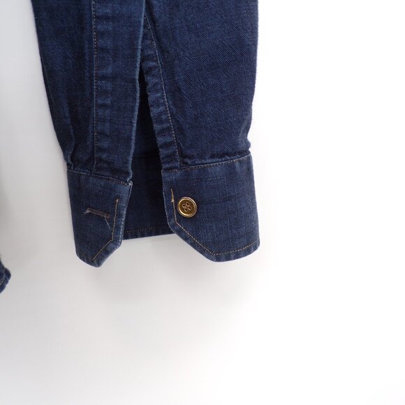 Paul Smith Blue Denim Button Shirt Men's M (15.5/39) 100% Cotton Made in Italy. - Picture 5 of 10